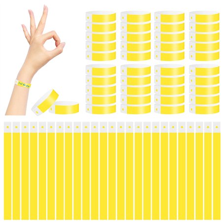 500 Pièces Bracelets d'Identification