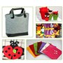 50 Pcs Tissu en Feutre TIMESETL 20 x 30 cm 50 Couleurs Feuilles de Feutre Feuilles Tissus Patchwork Feutrine Loisir Creatif Proj