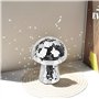 Boule Disco Champignon Miroir, Champignon Scintillant à Paillettes Décoration de Boules Disco en Forme de Champignons Disco Pour