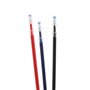 10pcs 0.5mm gel encre stylo à bille plomb Noir Bleu Rouge papeterie puissance bleu