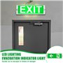 Vaileal Panneau de sortie LED d'urgence : IP65 5 W, lumière de sortie d'incendie à LED, éclairage d'urgence avec légendes de sor