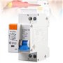 Fi Disjoncteur 1P+N - Montage sur rail DIN - Protection contre les surcharges - Disjoncteur différentiel AC 230 V 30 mA - Avec p