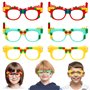 Lot de 12 blocs de construction : ensemble de lunettes