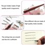 XCSJ 10 Pcs Porte Stylos Manga Calligraphie Stylos de Calligraphie Kit Manga avec 1 Porte Stylos et 9 Plumes, Porte Stylos Dip C