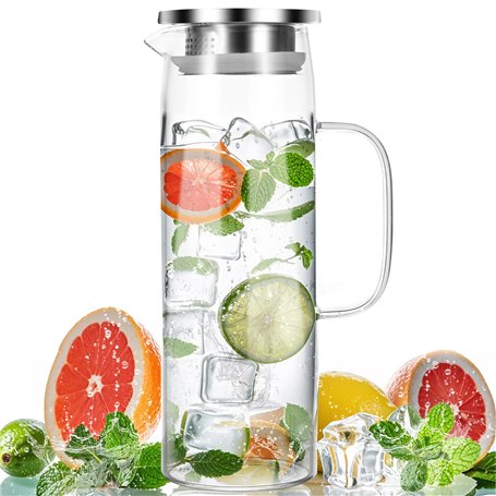 Bouteille d'eau en verre de 1