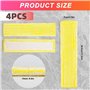4 Pcs Chiffons de Nettoyage en Microfibre pour Karcher Bonnette Microfibre Lingette pour Lave Vitre Karcher WV2 WV5 WV6 Plus Pre