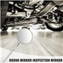 Lot de 6 miroirs d'inspection escamotables - Miroir télescopique - Outil magnétique télescopique avec lampe LED - Miroir d'inspe