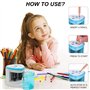 BAIFULAI Taille-Crayon Électrique: 2 Pièces Taille-Crayon À Piles Puissant Pour 6-8mm Et 9-12mm, Sûr Et Précis, Adapté Pour L'éc