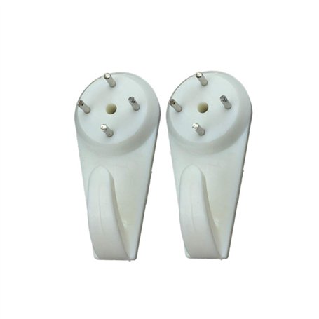 Vosarea Crochets pour Tableaux à Pointe Courte Spécial Béton pour Suspendus Peintures Photos Horloge Vêtements 10 Pièces 5 x 2 c