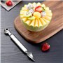 2 Pcs Outil à Découper les Fruits Éplucheur de Fruits Cuillère de Melon, Couteau à Fruits,Cuisine Multifonction en Acier Inoxyda