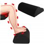 Repose-pieds Sous le Bureau Mousse à Haute Densité Antidérapant Ergonomique Coussin de Repose-pieds, Oreiller de Pied Sous le Bu