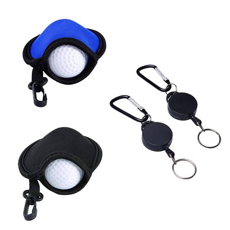 ZWZNBL 2 sacs de nettoyage de golf (bleu