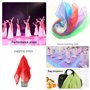 10 écharpes de Danse et 1 Sac de Rangement, écharpe de Jonglerie de Danse pour Enfants, écharpe de jonglage carrée Multicolore, 