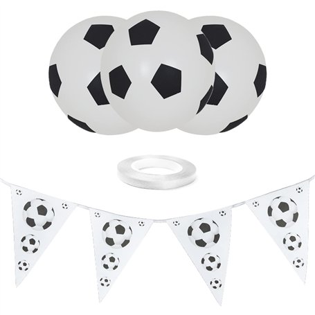 40 ballons de football imprimés