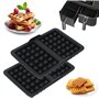 Farerkass Lot de 2 moules à gaufres en silicone - Compatible avec Ninja AF500DE