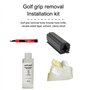 Kit de préhension de golf, kit de reprise de golf avec 15 rubans adhésifs et pince étau, crochet et lame solvant, pour les pilot