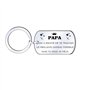 MNBVBV porte-clés papa cadeau d'homme Cadeau de fête des pères Porte clé Papa