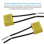 BouGPeng 2 Pièces Condensateur Polypropylène 0.22uf 275V X2 Condensateur Sécurité pour Feux Clignotants Ampoules LED non éteinte