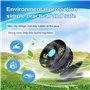 Yerloa 6" 12V Ventilateur Voiture,Ventilateur 12V Refroidissement Automatique à Faible bruit Rotation à 360 degrés Vitesse sans 