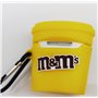 SHAMO Coque de protection 3D en silicone pour AirPods 1&2, design M&M's de dessin animé, protection pour Airpods, design élégant
