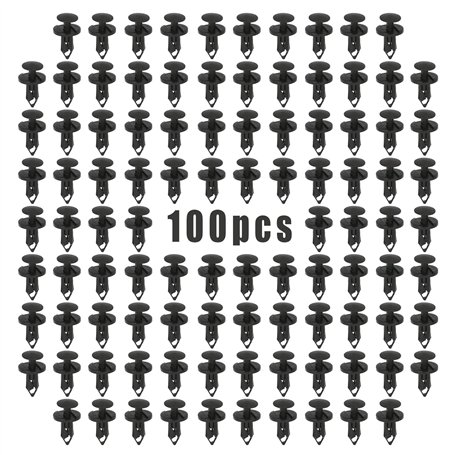 XPOOP 100 Pièces Rivet Clips Plastique Voiture