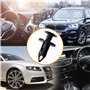 XPOOP 100 Pièces Rivet Clips Plastique Voiture, Clips Pare-Chocs Universels, Rivets Plastiques Fixation, Rivets Clips Plastique,