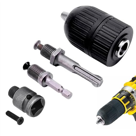 yotutun Adaptateur de mandrin auto-serrant avec emmanchement SDS