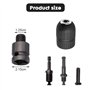 yotutun Adaptateur de mandrin auto-serrant avec emmanchement SDS, 2-13 mm 1/2" x 20UNF, perceuse pour visseuse à percussion, man