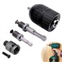 yotutun Adaptateur de mandrin auto-serrant avec emmanchement SDS, 2-13 mm 1/2" x 20UNF, perceuse pour visseuse à percussion, man