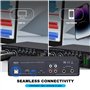 BOMGE U204 Interface audio USB pour l'enregistrement de musique sur PC, 2x2 Interface audio pour guitare, pour Mac 32 bits/192kH