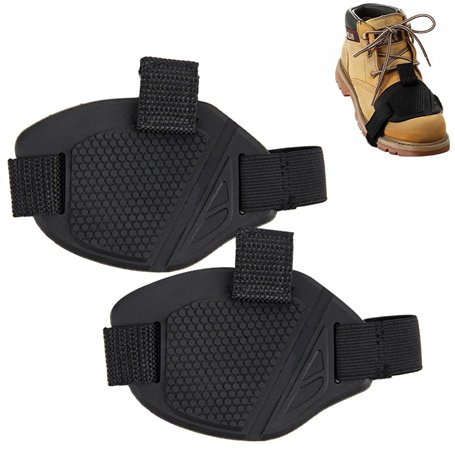 katmerio Lot de 2 protections de chaussures de moto Gear Shifter - Protection de vitesse - Taille universelle