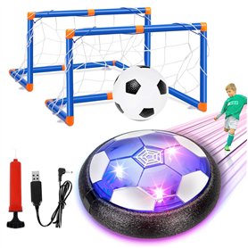 AHYDFSR Air Power Football, Rechargeable Jeu Foot Enfant, Jouet Garcon Football avec 2 Buts,Rechargeable avec LED Lumière Hover  AHYDFSR Air Power Football