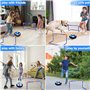 AHYDFSR Air Power Football, Rechargeable Jeu Foot Enfant, Jouet Garcon Football avec 2 Buts,Rechargeable avec LED Lumière Hover