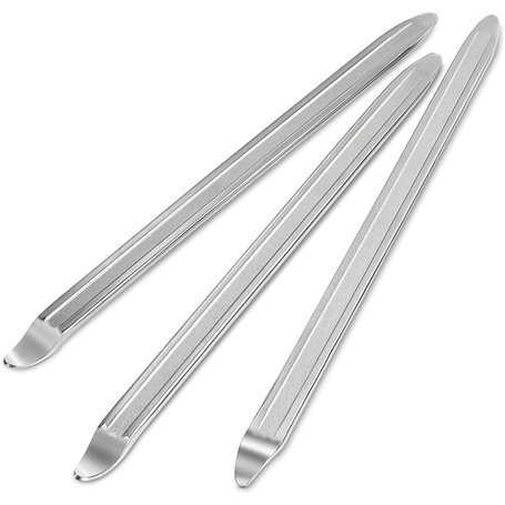 WERTYT Lot de 3 leviers de montage moto 30 cm - En acier au manganèse - Levier de pneu - Outil de réparation