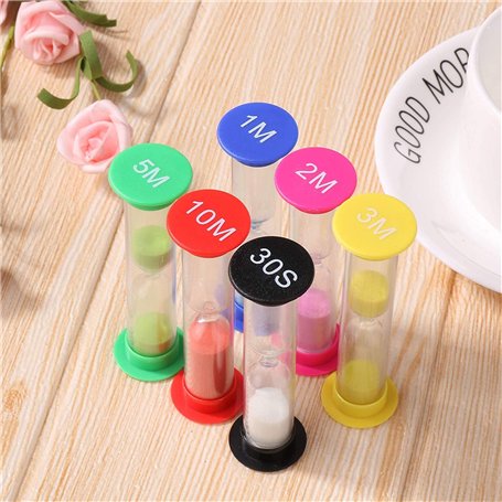 Lot de 6 sabliers - 30 secondes