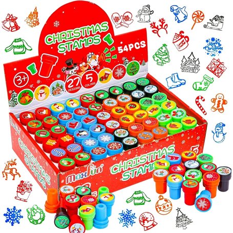 KAHEIGN 54 Pièces Tampons Assortis de Noël