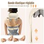 Masseur Cervical Massage Cervicales Cou et Dos et Épaules avec Chauffage, Appareil Massage Shiatsu pour Le Nuque Le Dos, Masseur