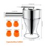 2 Litre Entonnoir a Piston Inox
