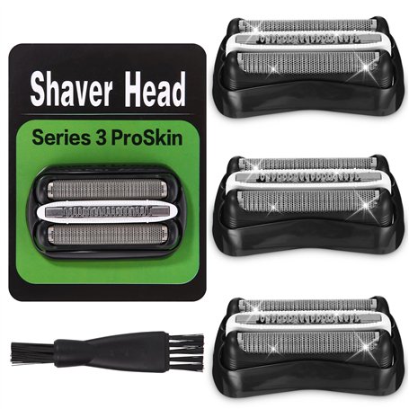 3 pièces tête de rasoir compatible avec Braun Série 3