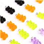 45 Pcs Charms Ours Gommeux Pendentif Résine 9 Couleurs pour Bijoux à Bricoler