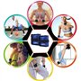 FFitness Poids Poignets et chevilles Wrist/Ankle Weights (2 x 1,5 kg) Poignets de cheville avec sangle réglable Sport Fitness Aé