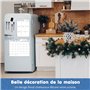 ANLIOTE Calendrier Mensuel et Hebdomadaire Magnétique pour Frigo et Petit Tableau Liste de Courses avec 4 Marqueurs et 1 Effaceu
