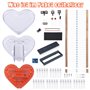 PEMENOL Projet de soudure LED RVB en forme de cœur SMT/SMD DIY Kit électronique d'apprentissage de soudure pour la formation sco