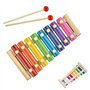 Kids Xylophone Jouet Musical Bois en Xylophone Glockenspiel Instruments Enfants Instruments de Musique Éducatifs pour Les Enfant