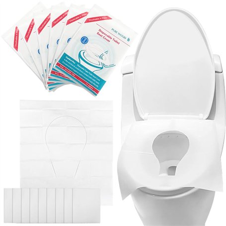 Eckerdromk 60 Pièces Protege Toilette Jetable