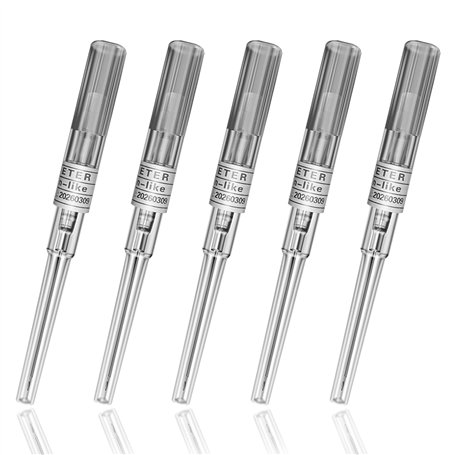 SOTICA Aiguilles Piercing 5PCS Catheter Piercing 16G Aiguille de Piercing Nez Oreille IV Aiguilles de Cathéter Piercing Outils d