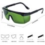 Lunettes de Protection pour Épilation IPL Lunettes de Sécurité Lunettes Protectrices pour Epilation Lumière Pulsée IPL Appareil 