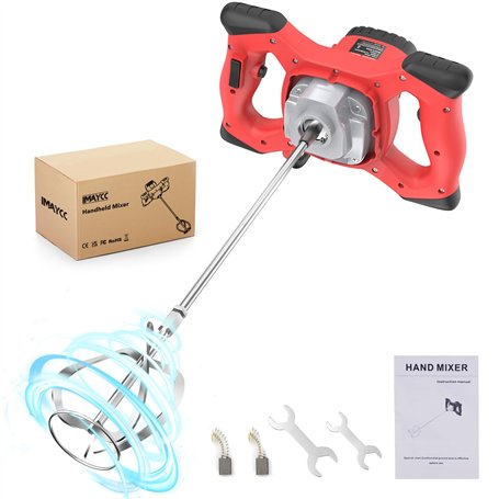 IMAYCC Mélangeur de mortier 2100 W