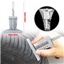 Jauge de profondeur de pneus en acier inoxydable