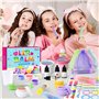 JUYRLE Kit de fabrication de gloss à lèvres hydratant pour fille - Kit de fabrication de bricolage - Maquillage cosmétique simpl